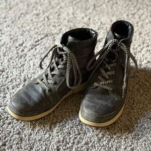 Black Chaco Lace-Up Hiking Boots Waterproof 6.5 W